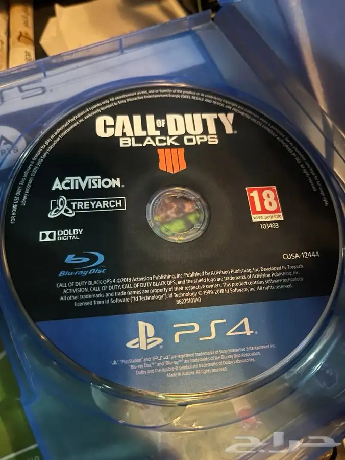 للبيع شريط فيفا 25 وبلاك اوبس 3 0