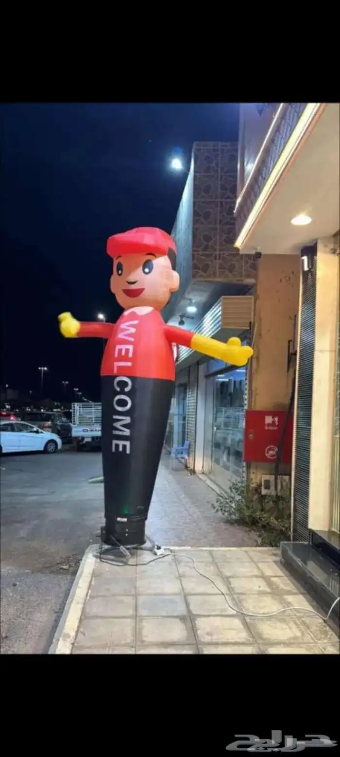 ماطور بالونة راقصه مع الاقمشة بكل اشكال 3