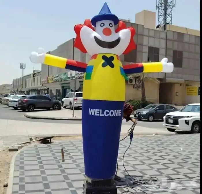 ماطور بالونة راقصه مع الاقمشة بكل اشكال 4