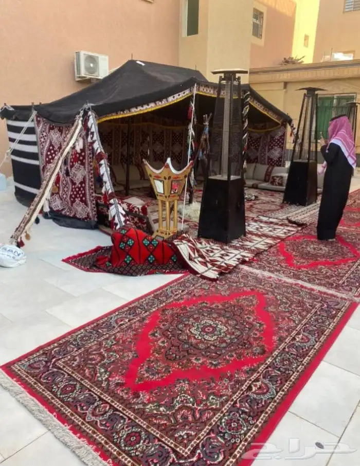 مظلات بيوت شعر خيم شعبيه كنب دفايات 3