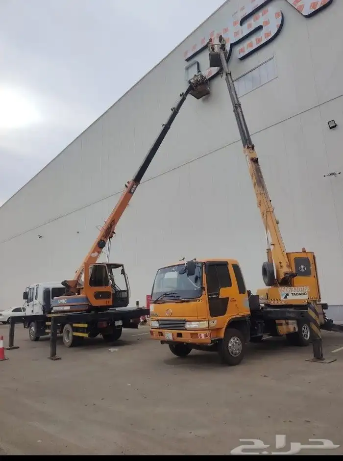 كرين سله عمال. رافعه سيزرلفت. مان لفت .رافعه باسكت ايجار 4