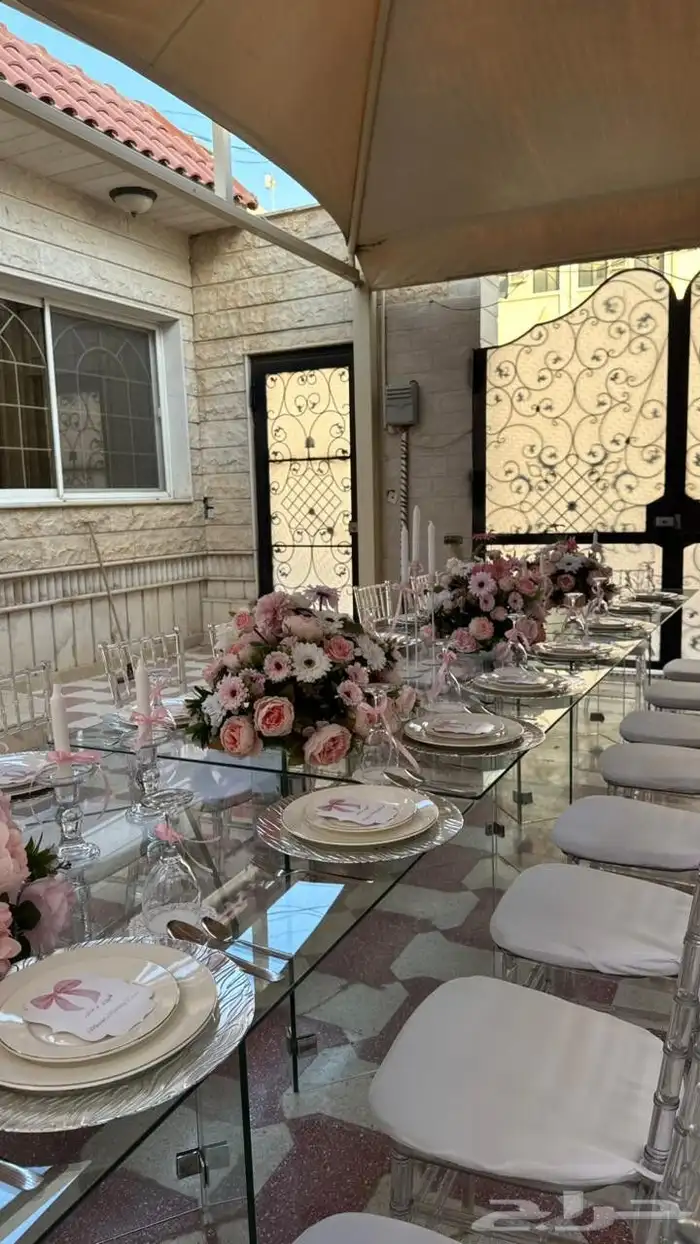 تنسيق وتجهيز طاولات طعام 4