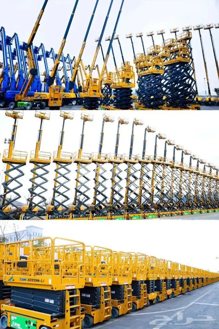 سقالات كهربائيه للايجار-رافعات شوكيه للايجار سيزر لفت مانلفت 7