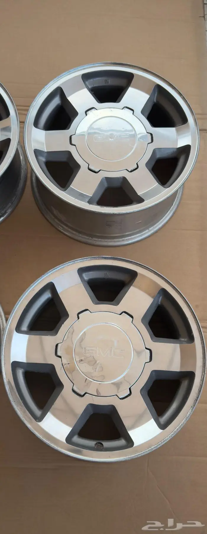 طقم جنوط يوكن XL كروم نيكل مكحل 2006 وكالة GM 7