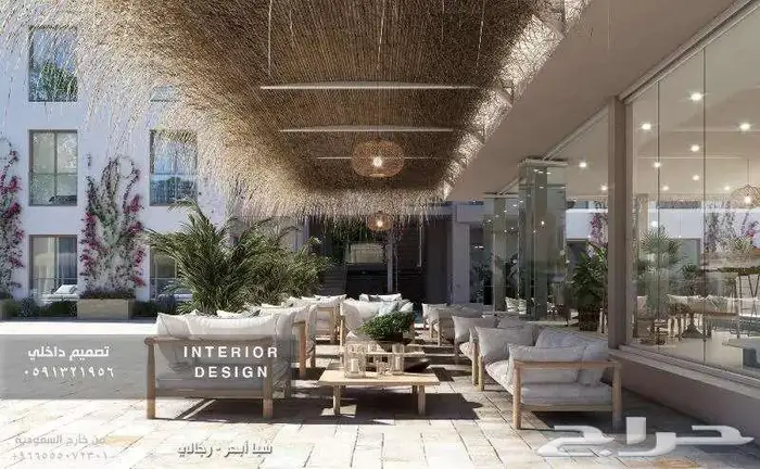 تخطيط هندسي تصميم داخلي ديكور كافيه تصميم فندق تصميم صالون 4