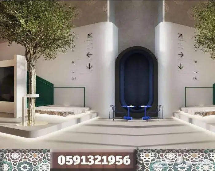 تخطيط هندسي تصميم داخلي ديكور كافيه تصميم فندق تصميم صالون 42