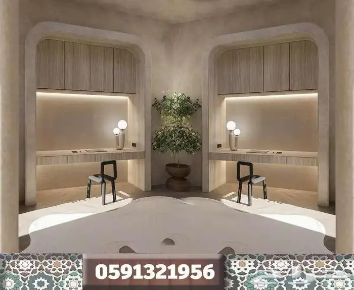 تخطيط هندسي تصميم داخلي ديكور كافيه تصميم فندق تصميم صالون 8