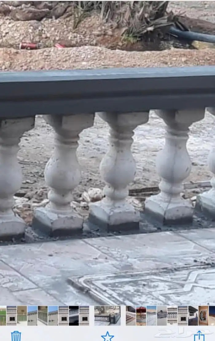 دربزين كرنيش ديكور اسمنتي 3