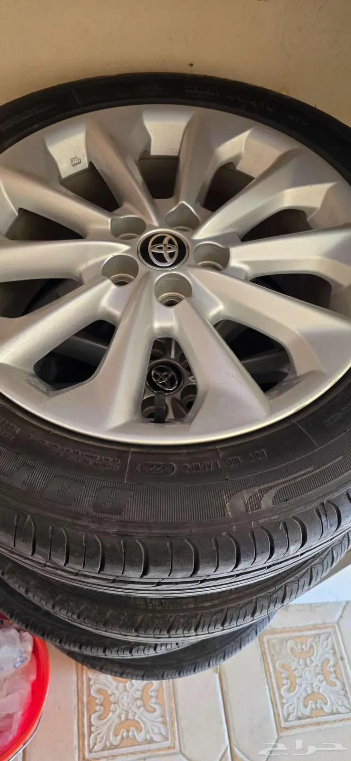 جنوط كورولا 2020 وكالة اصلي مقاس 16 على السوم 0