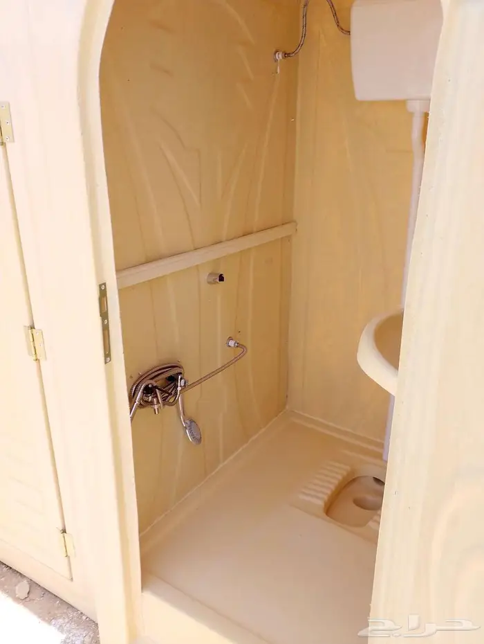 حمامات سهل تنقل فيبر جلاس عربي وفرنجي 4