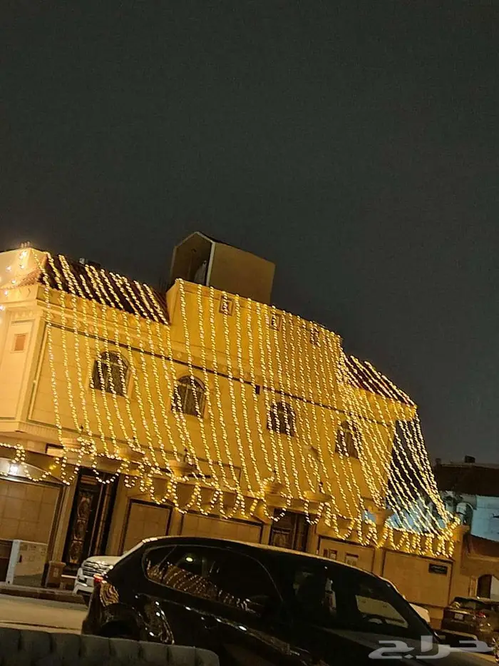 تاجر وتركيب زينه عرس اضاءه كويتيه زينه حفل زواج 1