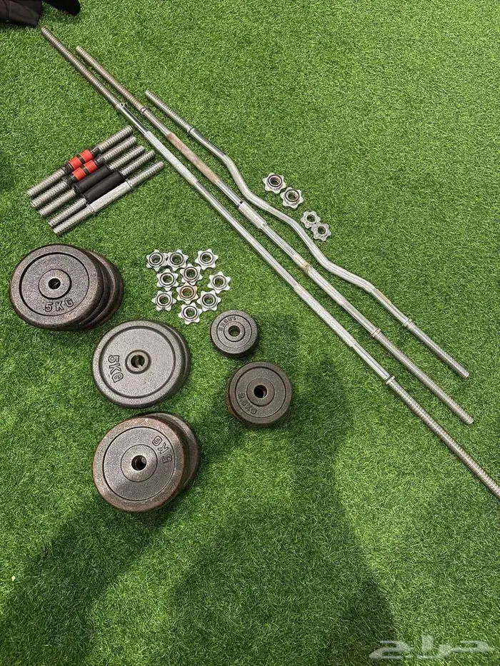 معدات رياضية واجهزة (سير و جهاز تكسير دهون) وأوزان للبيع 0