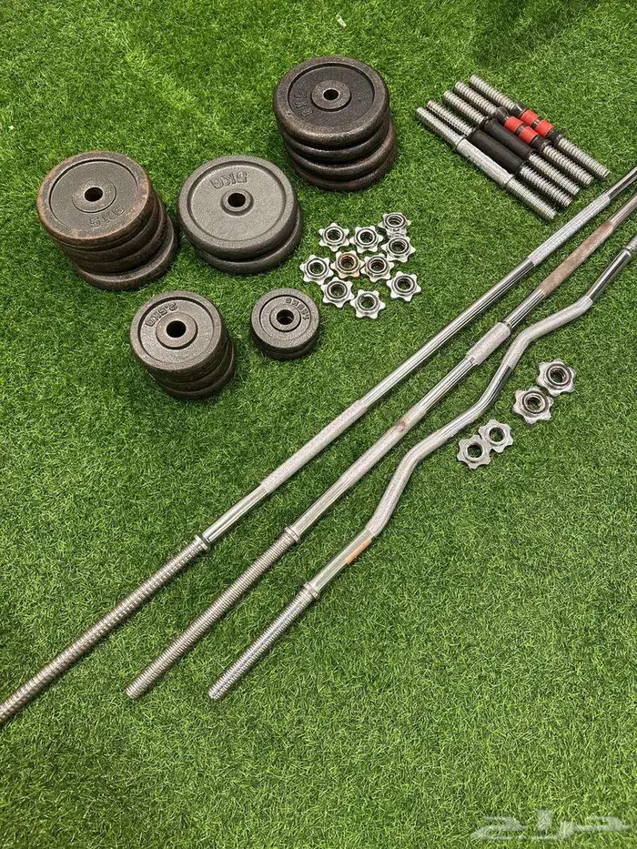 معدات رياضية واجهزة (سير و جهاز تكسير دهون) وأوزان للبيع 1