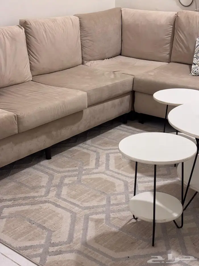 كنب للبيع حلو لصاله او مكان كرف 450 ريال 1