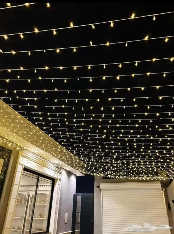 تاجر وتركيب زينه عرس اضاءه كويتيه زينه حفل زواج 7