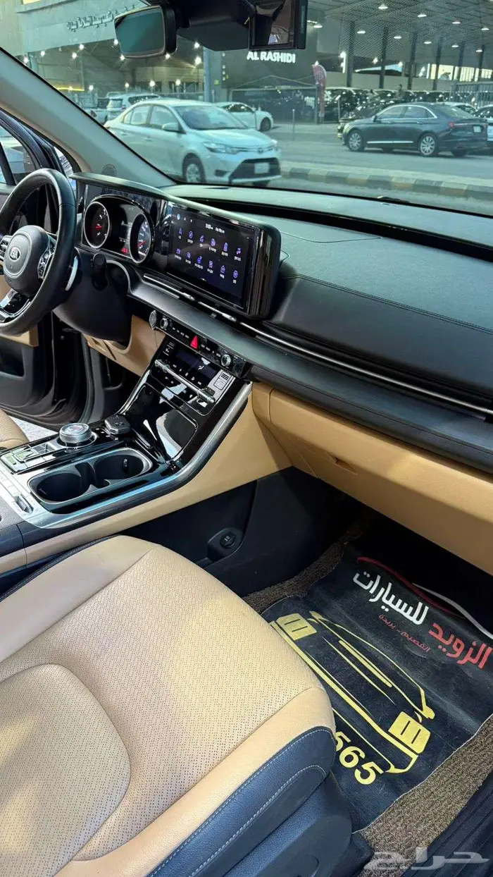 كيا كرنفال 2021 بنزين عداد 57 الف فل كامل 8