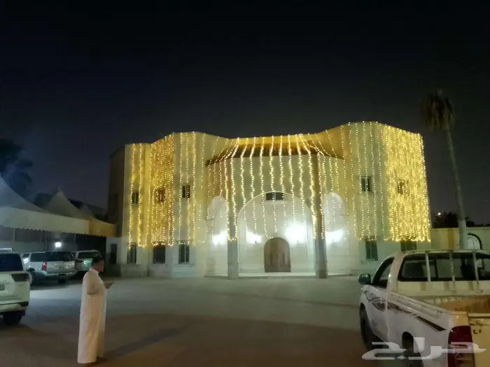 تاجر وتركيب زينه عرس اضاءه كويتيه زينه حفل زواج 12