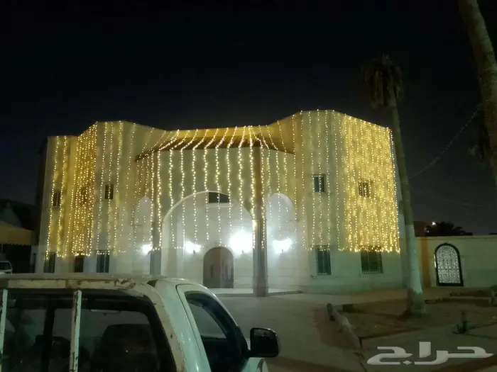 تاجر وتركيب زينه عرس اضاءه كويتيه زينه حفل زواج 13