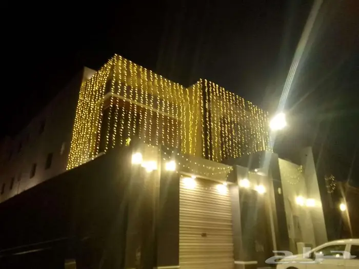 تاجر وتركيب زينه عرس اضاءه كويتيه زينه حفل زواج 14