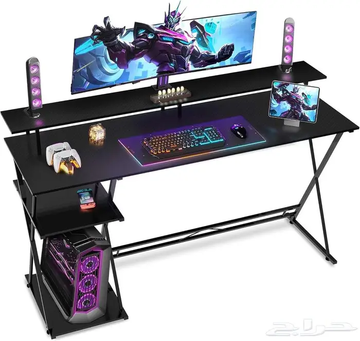 طاولة كمبيوتر طاولة العاب 140X48 0