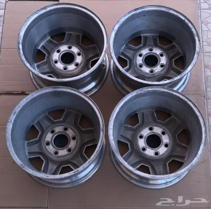 طقم جنوط يوكن XL كروم نيكل مكحل 2006 وكالة GM 9