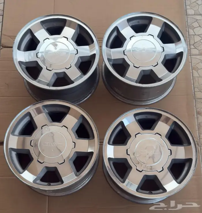 طقم جنوط يوكن XL كروم نيكل مكحل 2006 وكالة GM 6