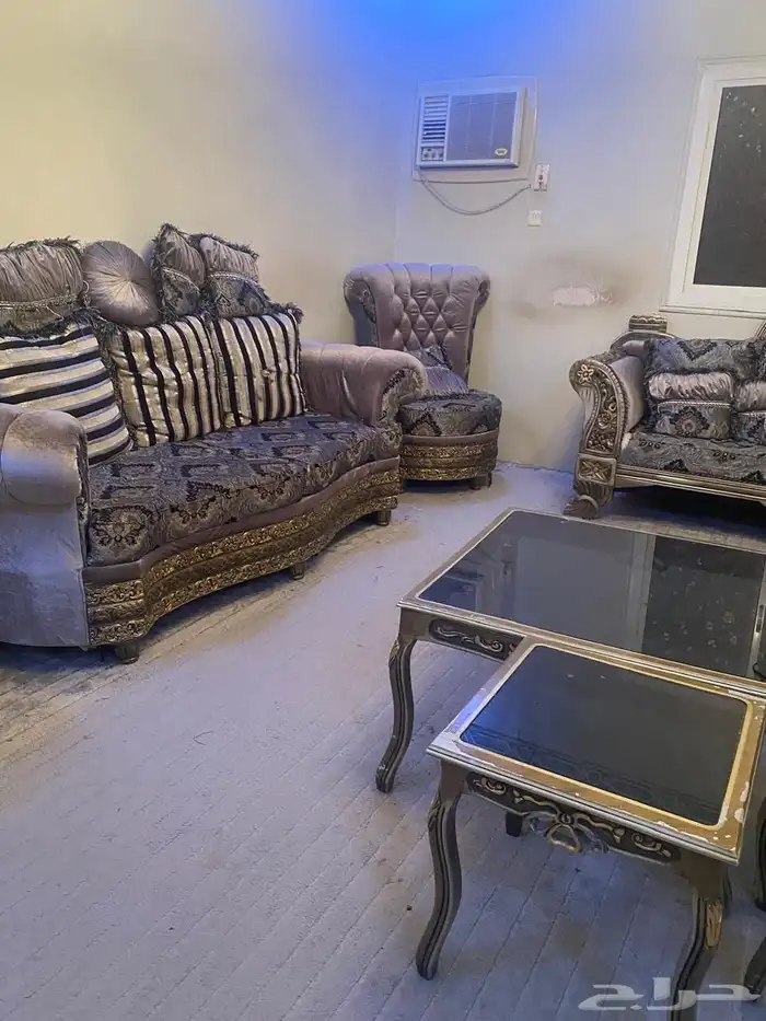 Living room with glass tables 2