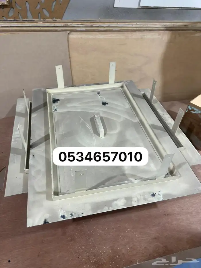 غطاء صاج آمن لفتحات مكيف الشباك   حماية وأمان بتثبيت مخفي 2