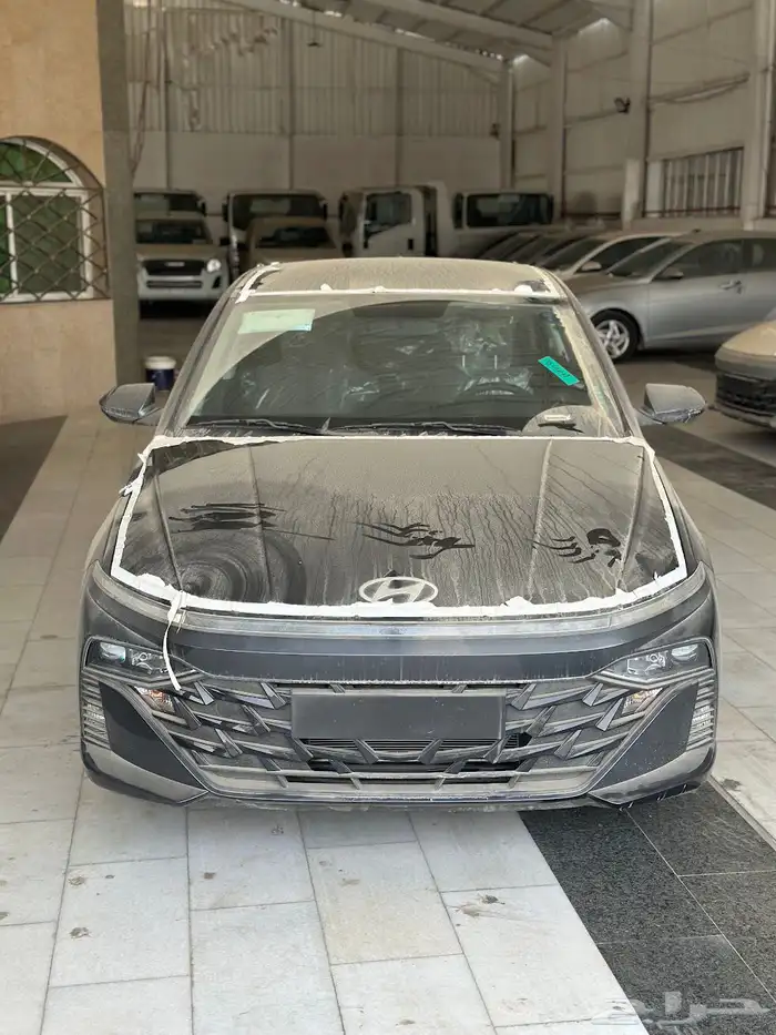 هيونداي اكسنت فلييت 2025 ابيض - اسود 2