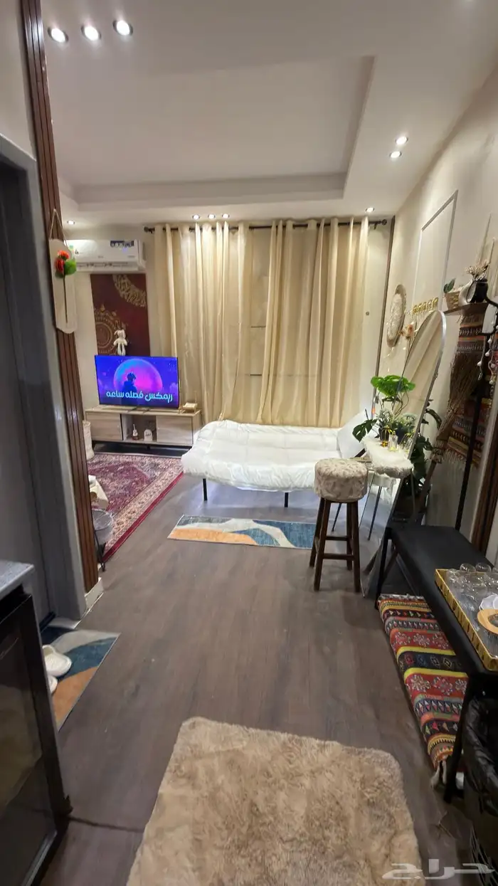 استديو مؤثث بدخول ذاتي للإيجار اليومي والشهري 1