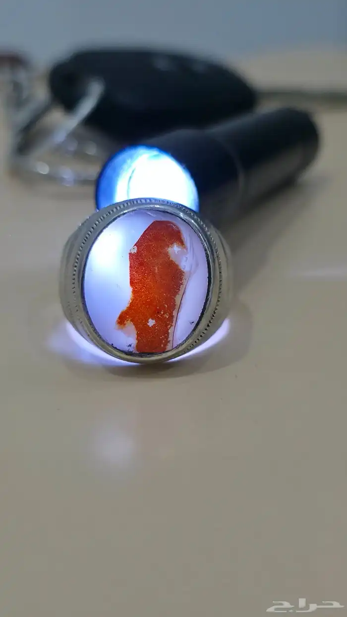 خاتم عقيق يماني مصور 0