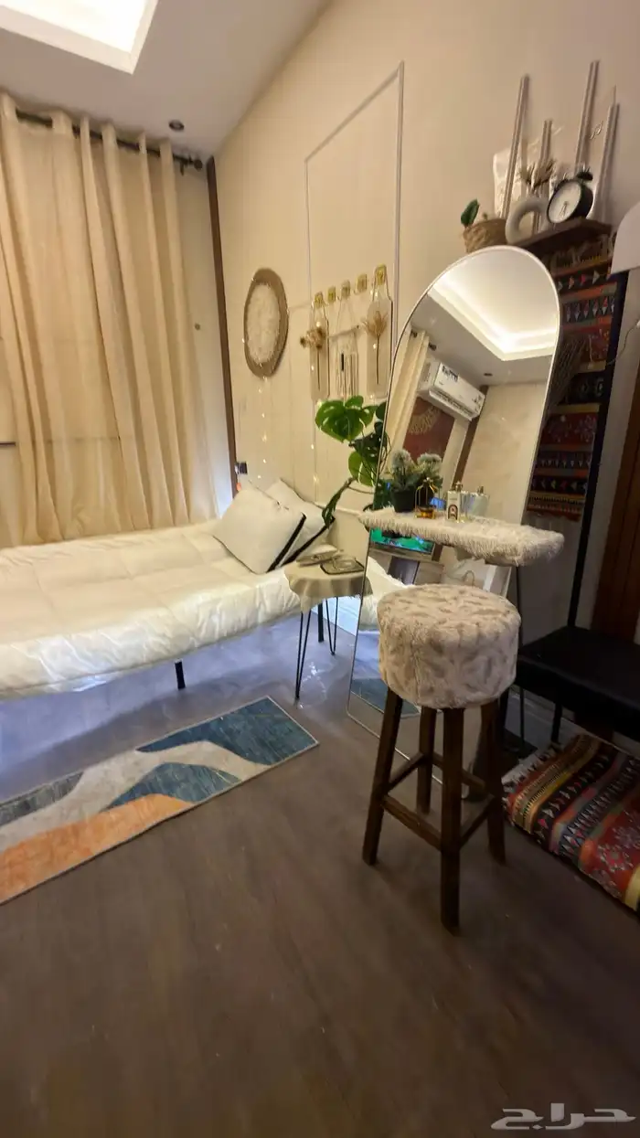 استديو مؤثث بدخول ذاتي للإيجار اليومي والشهري 6