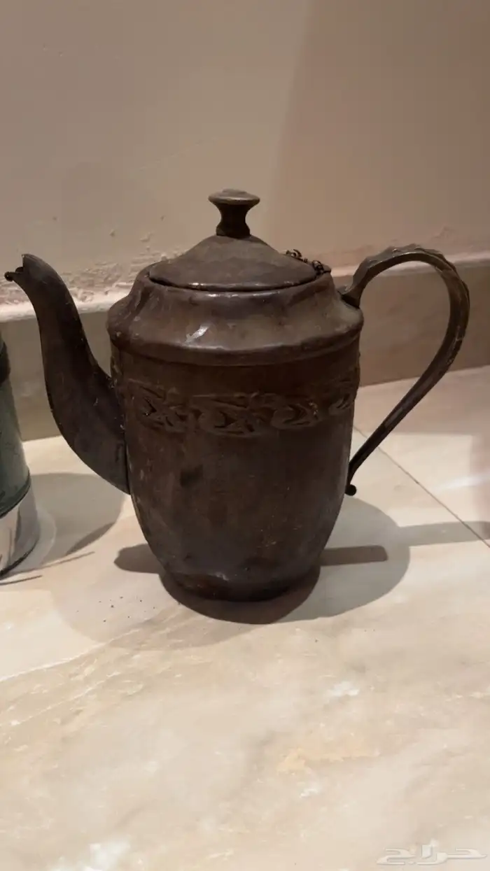 بريق نحاس و زمزمية قديمة تراثية 0