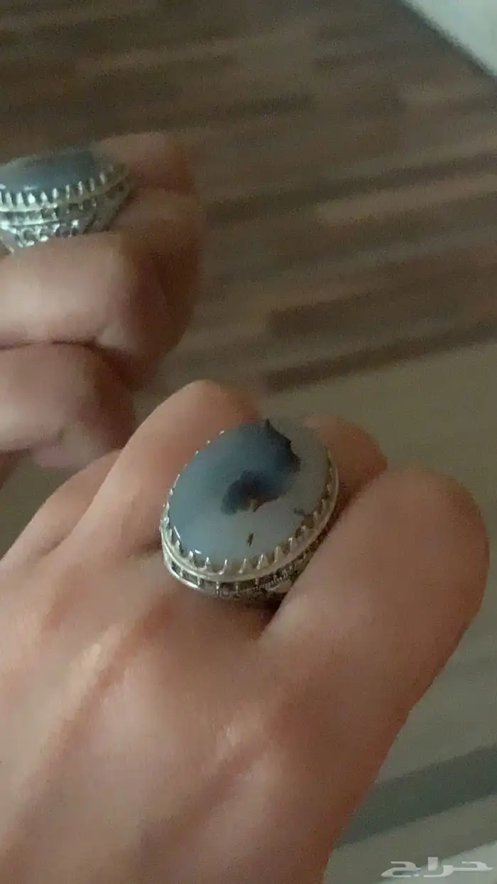 خاتم عقيق سماوي بانكوك 0
