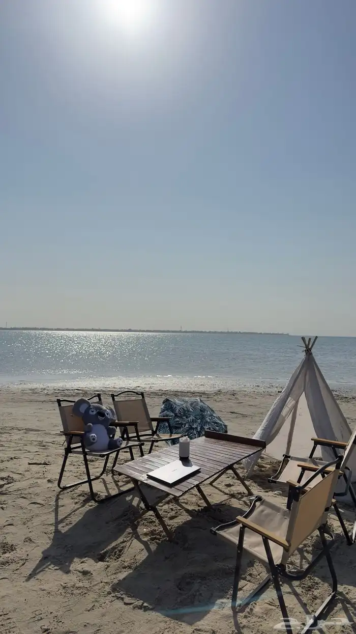 جلسات تأجير ع البحر يوجد خيمه اربع اشخاص الخبر 6 ساعات 300 0