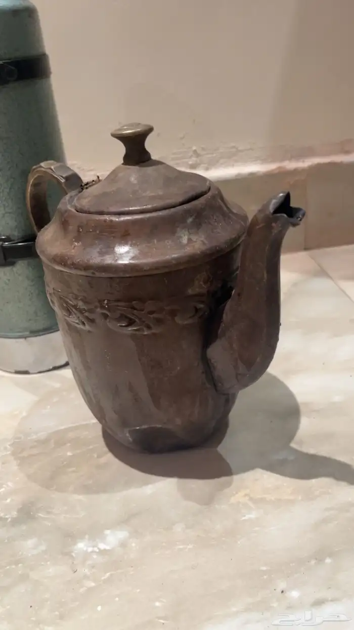 بريق نحاس و زمزمية قديمة تراثية 3