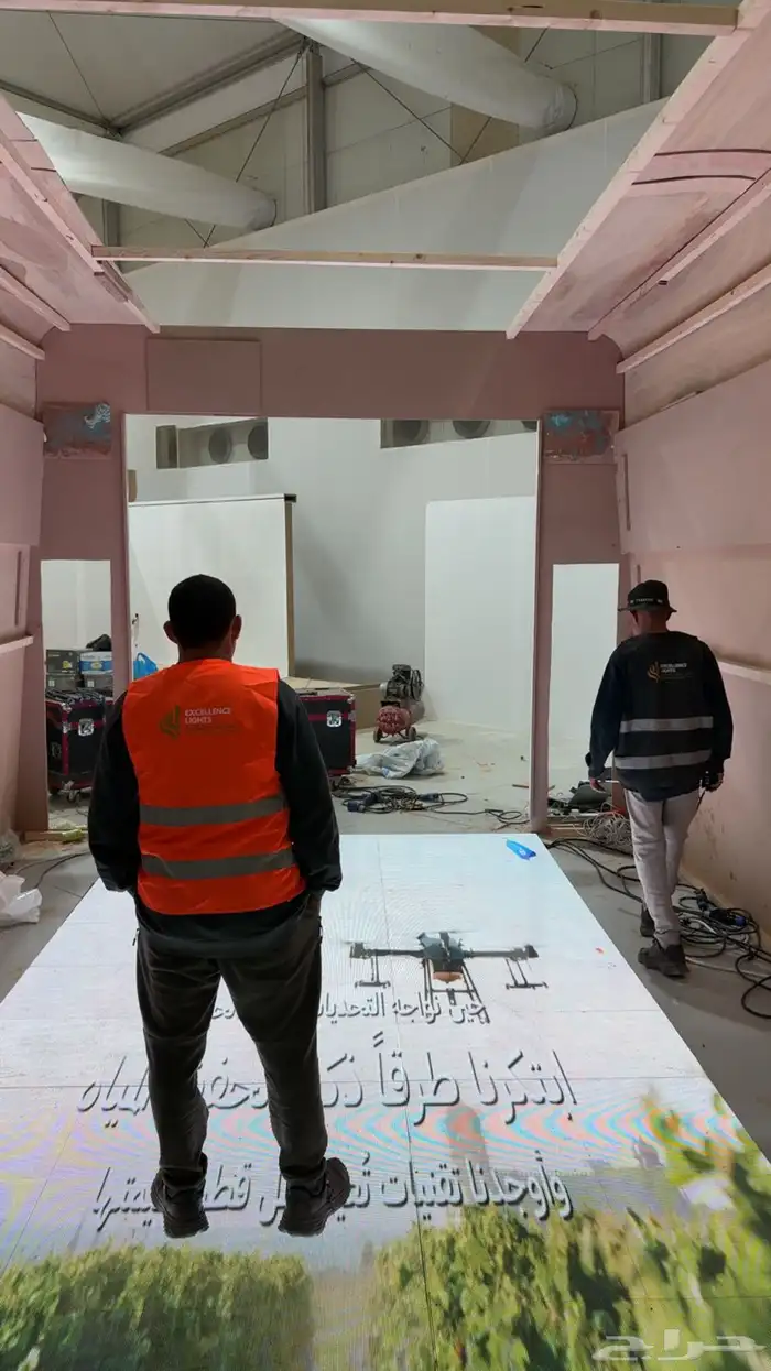 تنظيم بوثات شاشات عرض عملاقه وتفاعليه 6