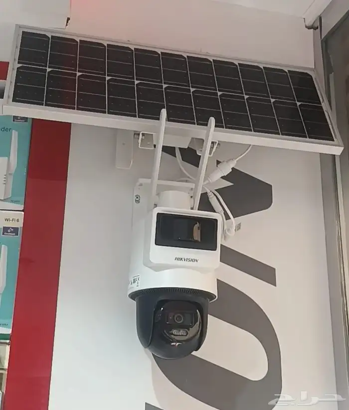 كاميرا طاقه شمسيه شركه هايك فيسون ضمان سنه 0