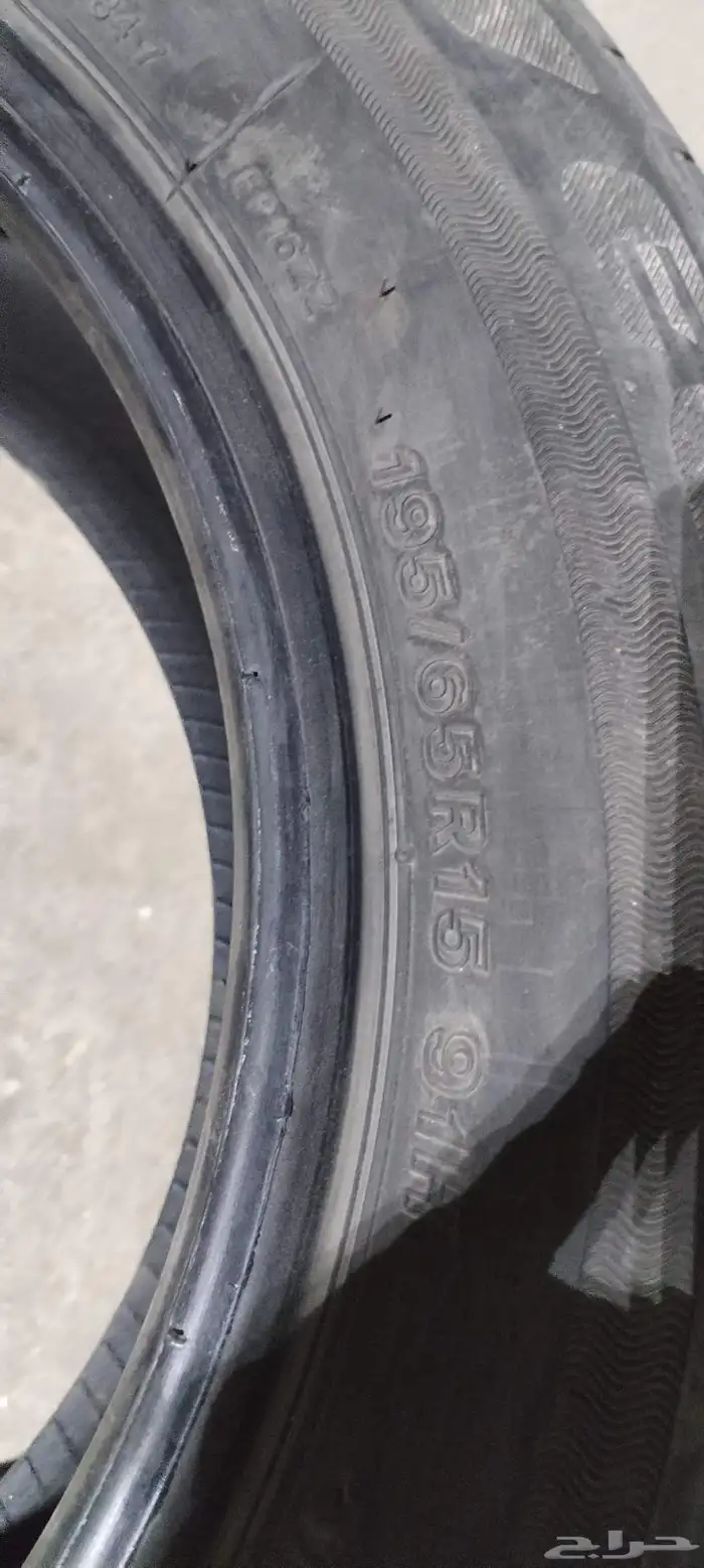 كفرات برجستون 195 65 15 الانترا اكسنت كورولا تاريخ 24 5