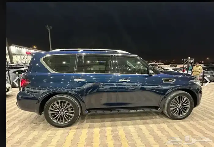 انفنتي QX80 بلاك اديشن موديل 2021 فل كامل ممشى قليل 5