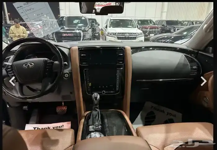 انفنتي QX80 بلاك اديشن موديل 2021 فل كامل ممشى قليل 10