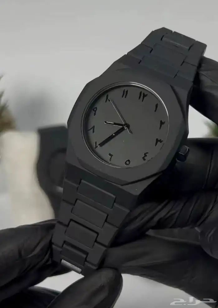 Minimalist Black ساعة بالعربي 1