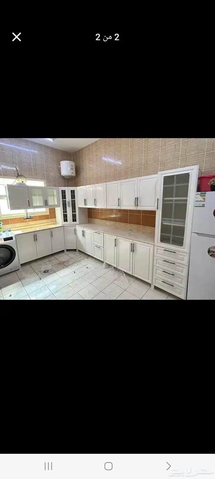 مطابخ جديده جاهزه تتوفر جميع الألوان رخام جلكسي ب2800 شامل ا 5