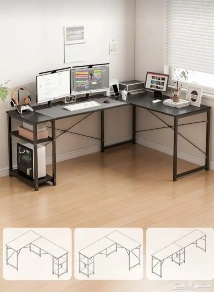 مكتب زاوية حرف L 0