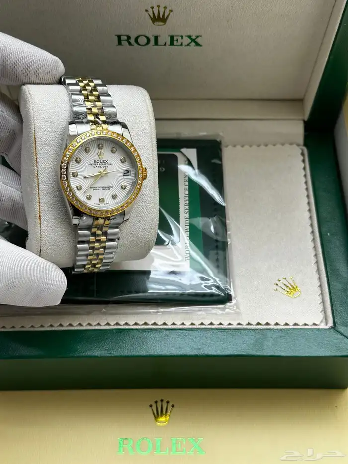 جديدنا ساعة رولكس ROLEX   رجالي ونسائيه درجة اولى 10