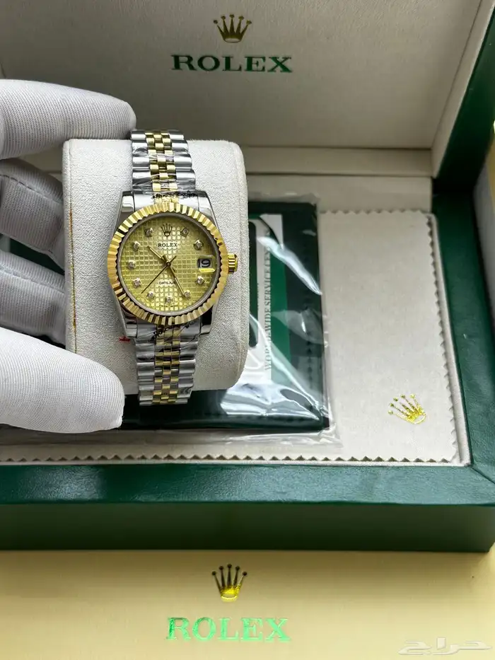 جديدنا ساعة رولكس ROLEX   رجالي ونسائيه درجة اولى 2