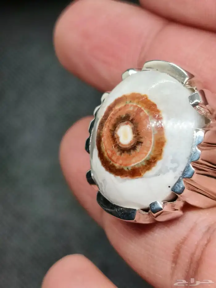 خاتم فضة بحجر العقيق السليماني اليماني داوودي 1