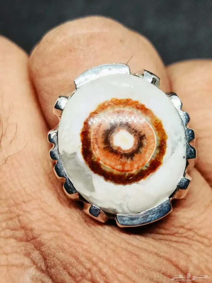 خاتم فضة بحجر العقيق السليماني اليماني داوودي 3