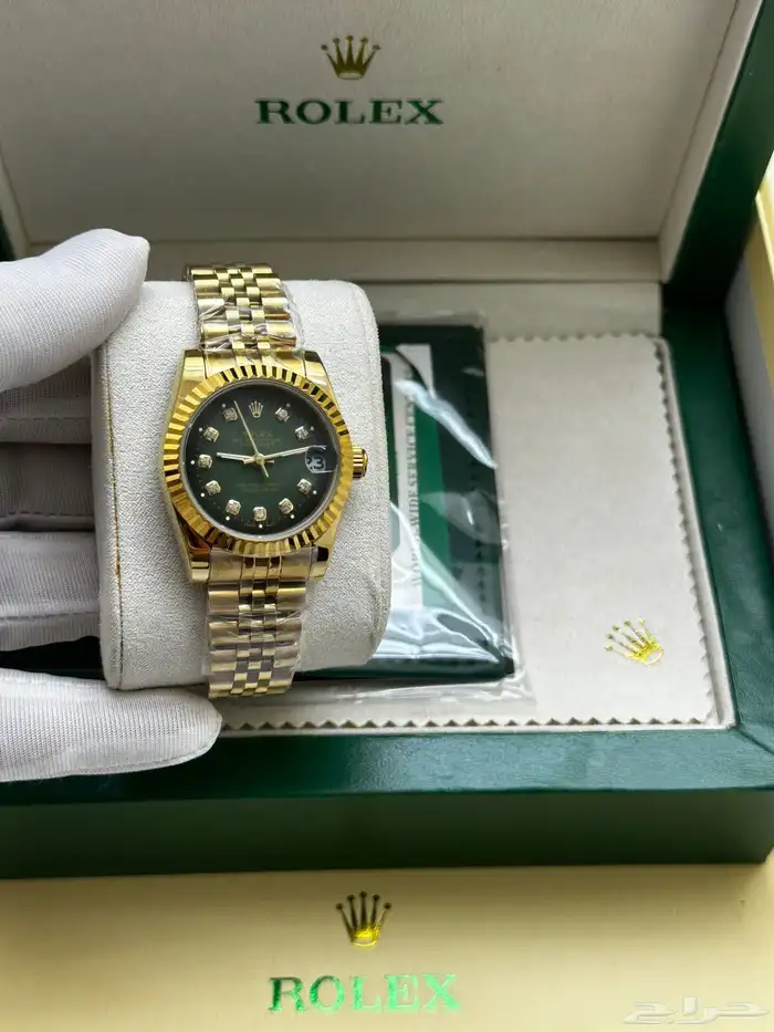 جديدنا ساعة رولكس ROLEX   رجالي ونسائيه درجة اولى 4