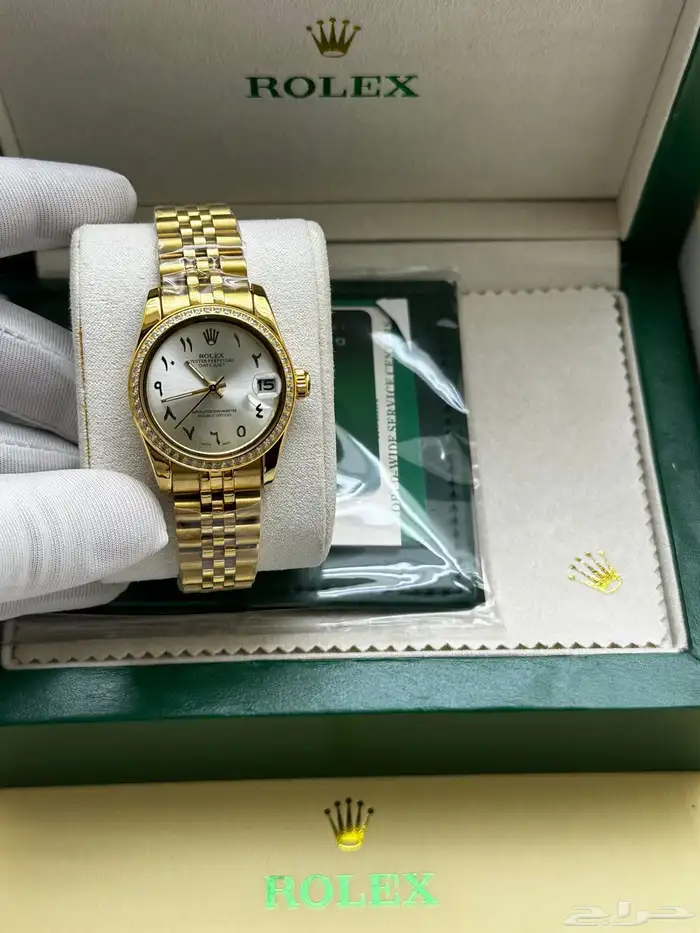 جديدنا ساعة رولكس ROLEX   رجالي ونسائيه درجة اولى 1